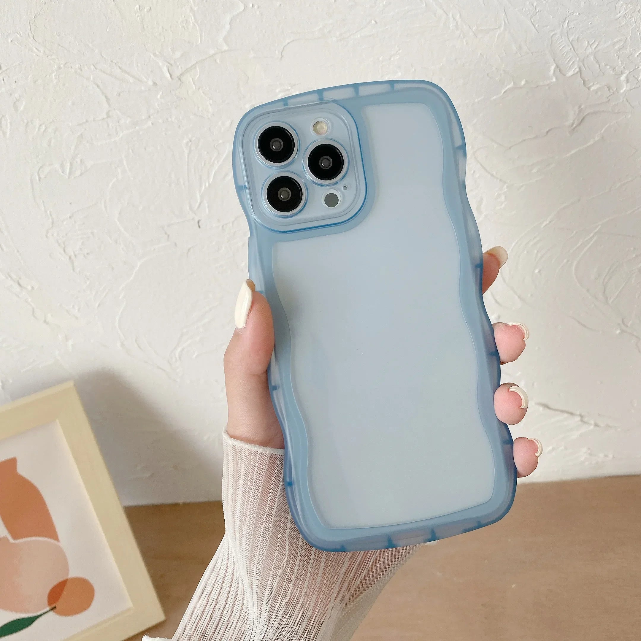 Cute Transparent Ripple Case For iPhone