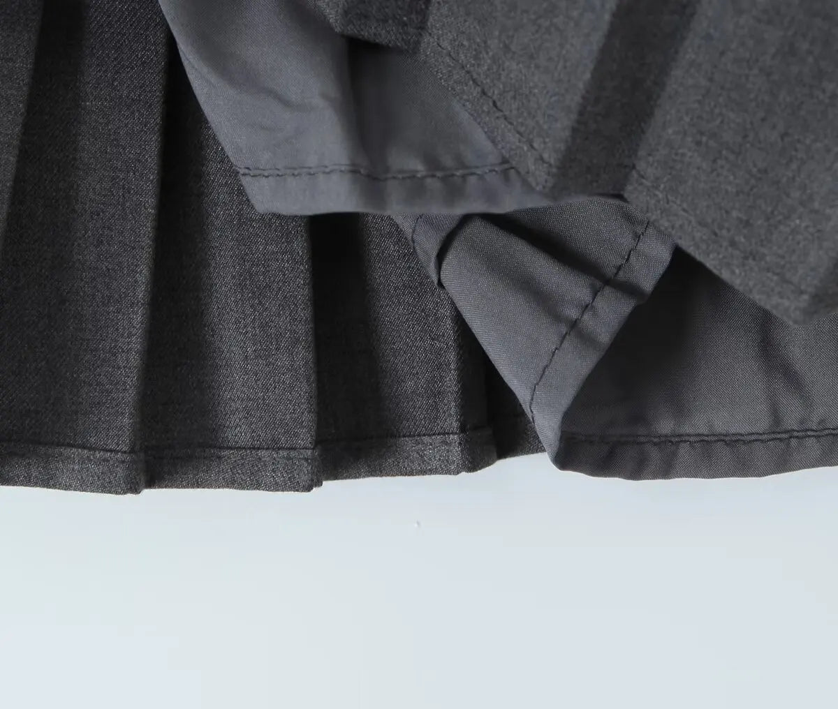 YENKYE Y2K Cool Girl Sexy Low Waist Pleated Mini Skirt Women Side Zipper Black White Gray Summer Skirts - Daisan Mart