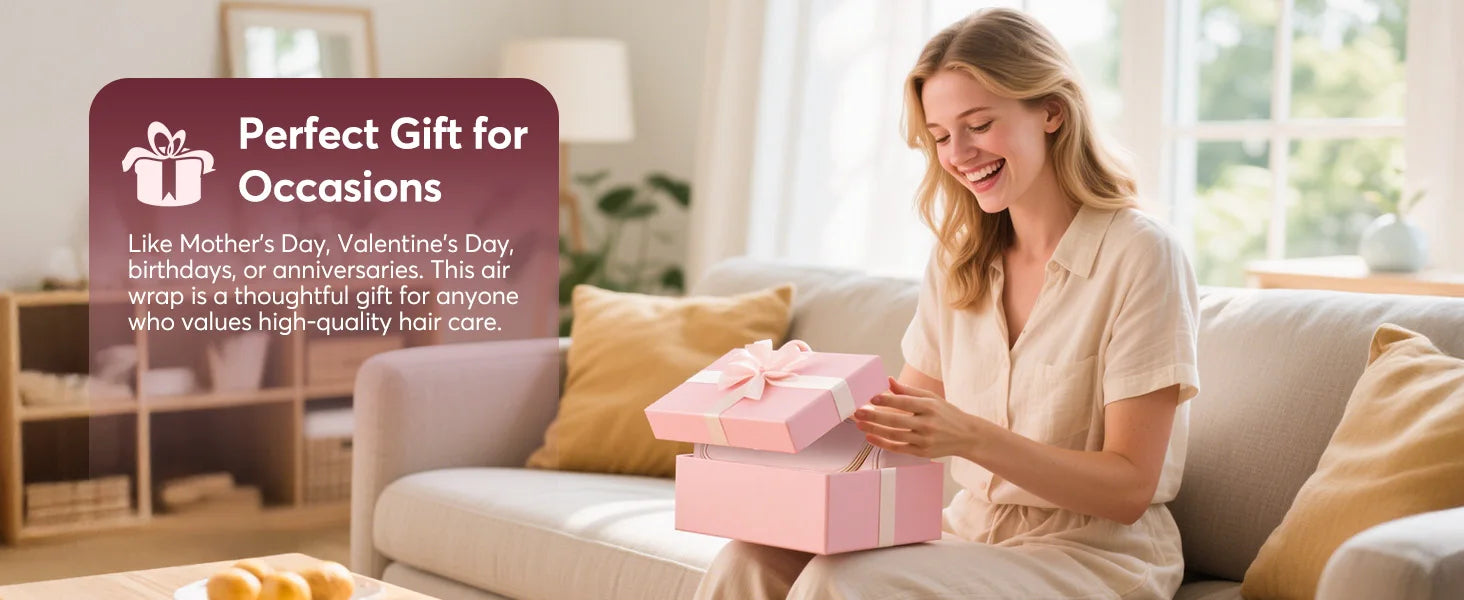 High Speed ​​5 in 1 Hair Dryer Hot Air Comb Set,Hair Brush Curling Iron Hair Straightener Styling Tool For Blow Dryer Gift Box