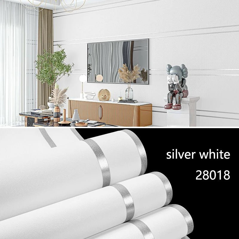 Modern Geometric Nordic Velvet Wallpaper