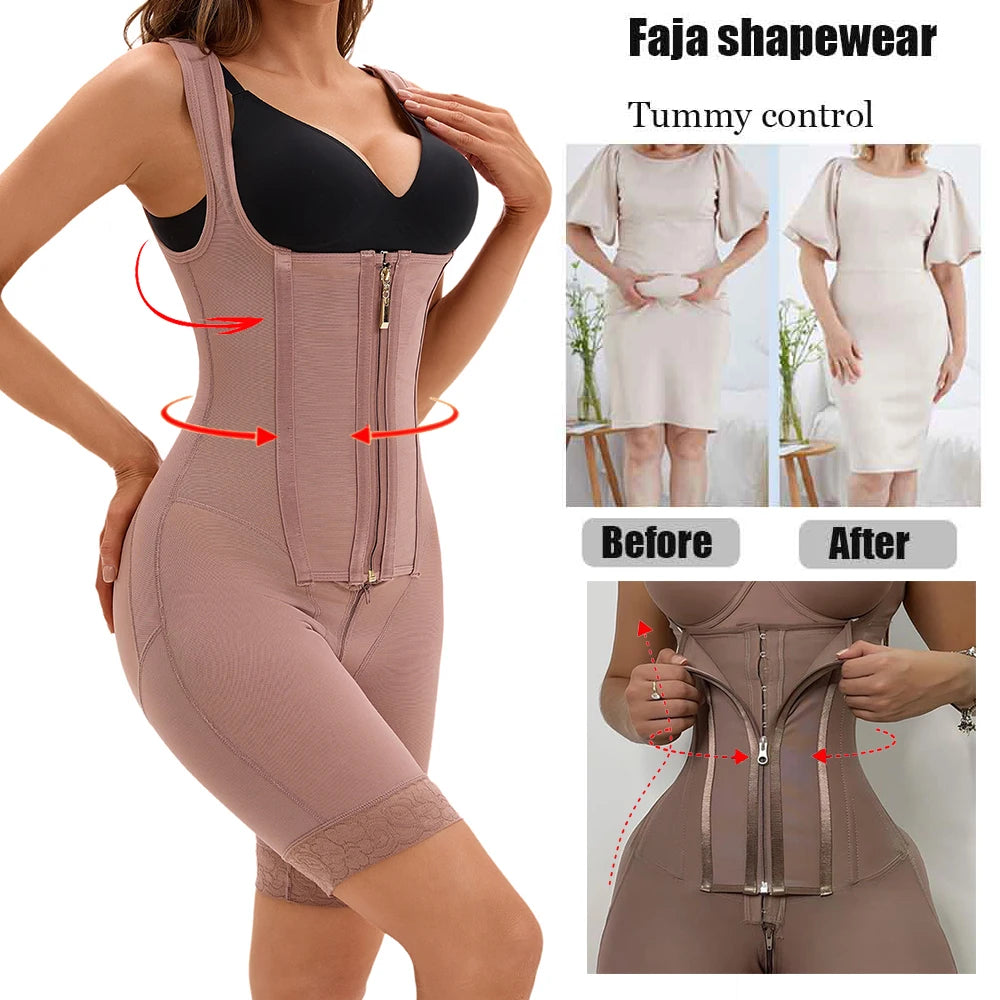 Đai Định Hình Toàn Thân Nữ Fajas Colombia Nén Bụng - Daisan Mart