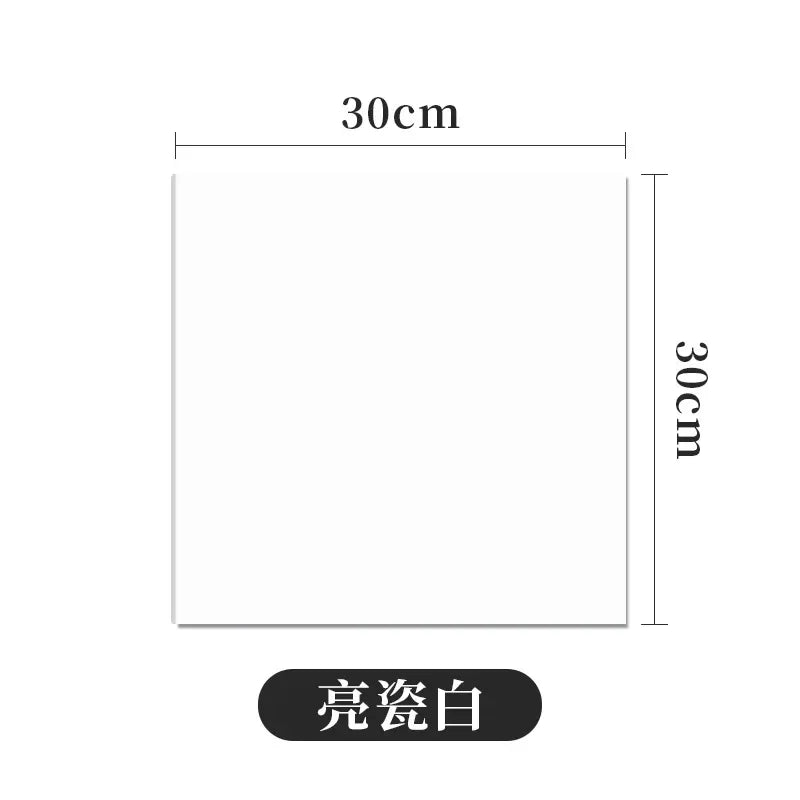 30*30CM Ins Modern European Style Simulation Tile Wall Sticker Waterproof Moisture-proof Bathroom Toilet Kitchen Wall Decoration