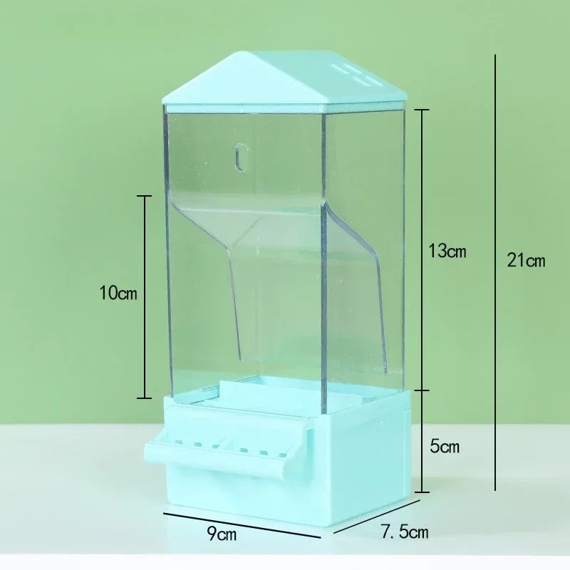 Pet Parrot Feeder Large Capacity Bird Automatic Feeder Bird Cage Food Box Husk Separation Anti-splash Integrated Splash Feeder - Daisan Mart