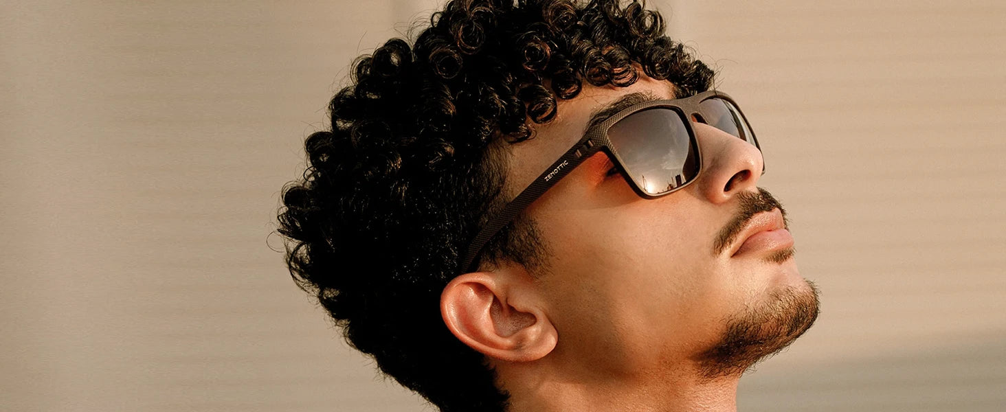 Kính Mát ZENOTTIC Vuông Cổ Điển Chống Tia UV Siêu Nhẹ