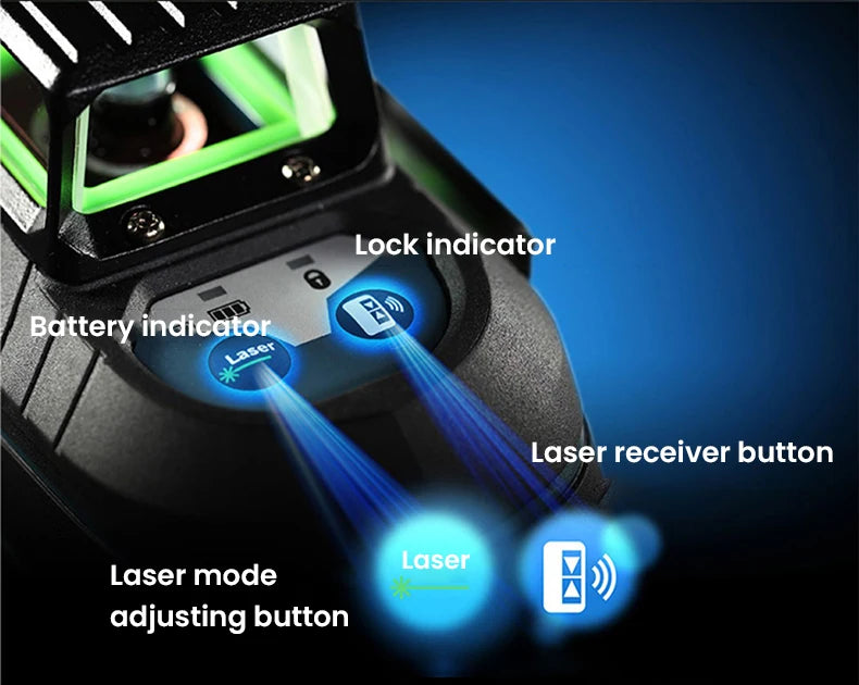 Bosch GLL 3-60 XG Laser Level 12 Lines Green 3D Level Self-Leveling 360 Horizontal &amp; Vertical Cross 30m Powerful Measuring Tool