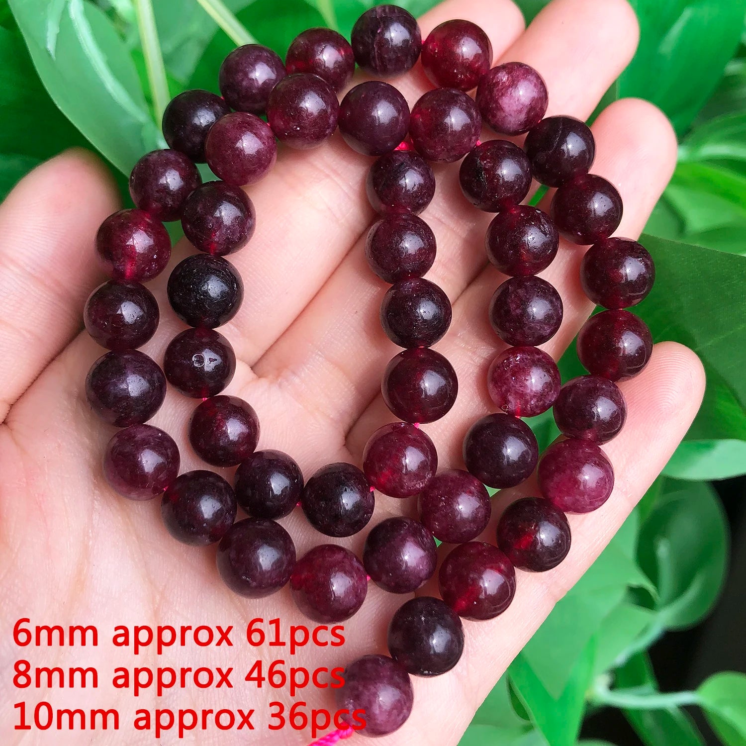 Faceted Natural Garnet Beads For DIY Jewelry