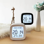 Multi-function LED alarm clock: temperature, humidity, LCD