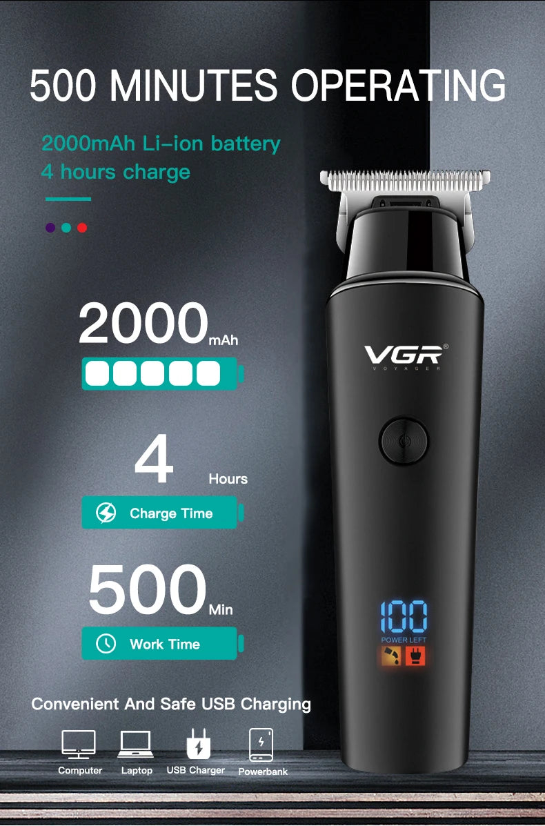 Máy Cắt Tóc VGR V-937 Chuyên Nghiệp Không Dây - Daisan Mart