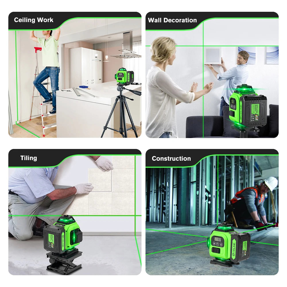 Máy Cân Mực Laser 16 Tia 4D - Điều Khiển Qua APP - Daisan Mart