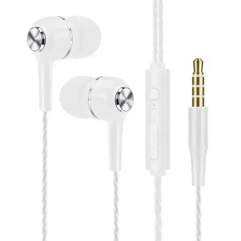 3.5mm Bass HiFi In-Ear Headphones with Mic for Phone