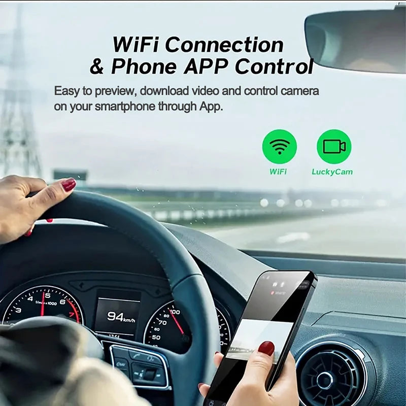 CamX3 - WIFI Car Dash Cam, 2/3 Lenses