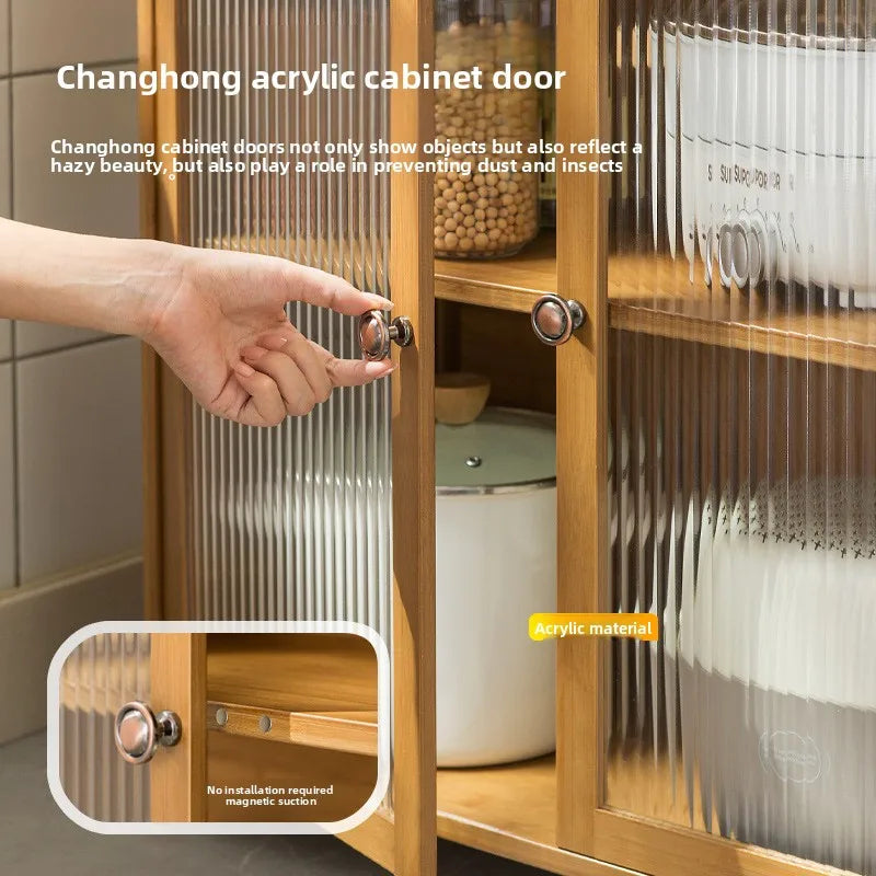 Multi-function Kitchen Cabinets and Shelves for Conveniently Storing Household Items