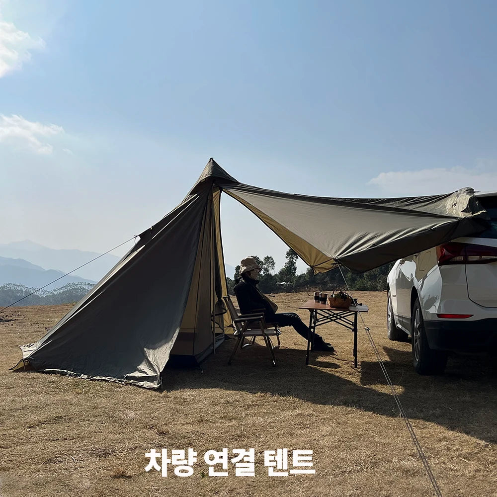 4 Season Waterproof Multi-Purpose Tipi Tent with Chimney