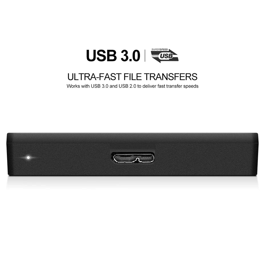 2TB/1TB/500GB USB 2.5 Portable Hard Drive for Computer