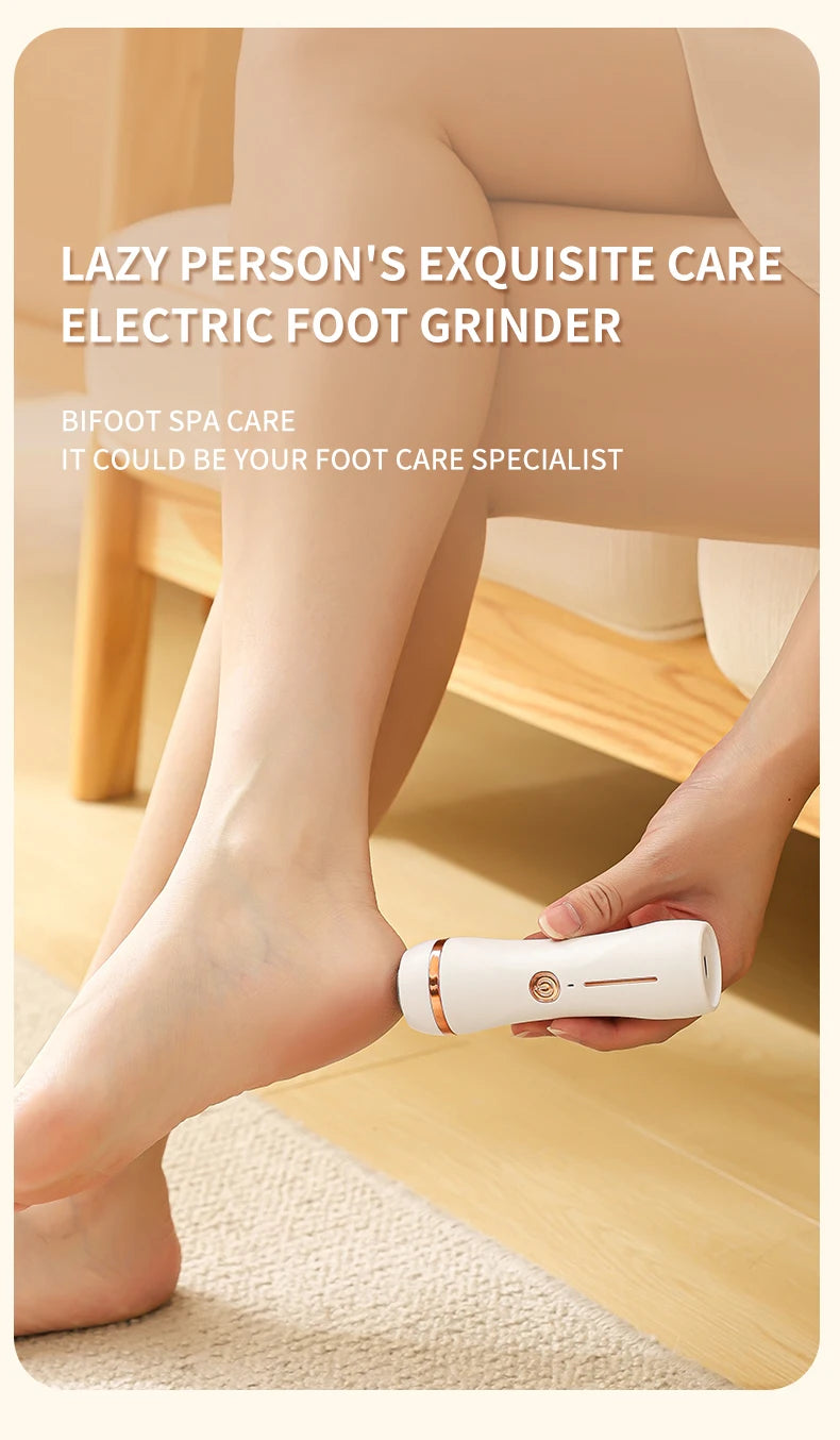 Electric Foot Grinder Automatic Foot Callus Rubbing Pedicure Dead Skin Callus Remover for Foot Rechargeable Foot Beauty Machine