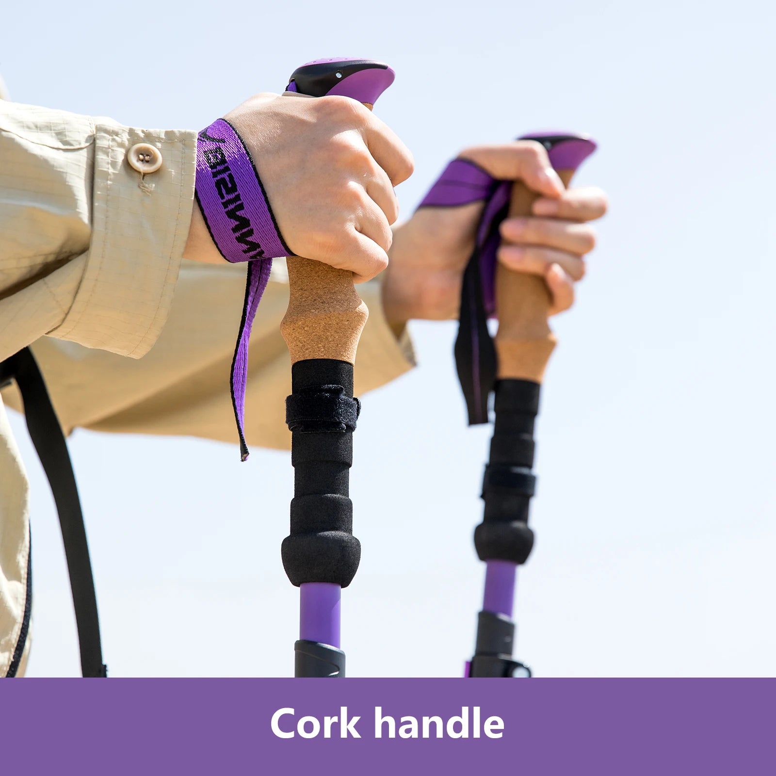 BISINNA Ultra Light 5-Section Folding Carbon Trekking Pole