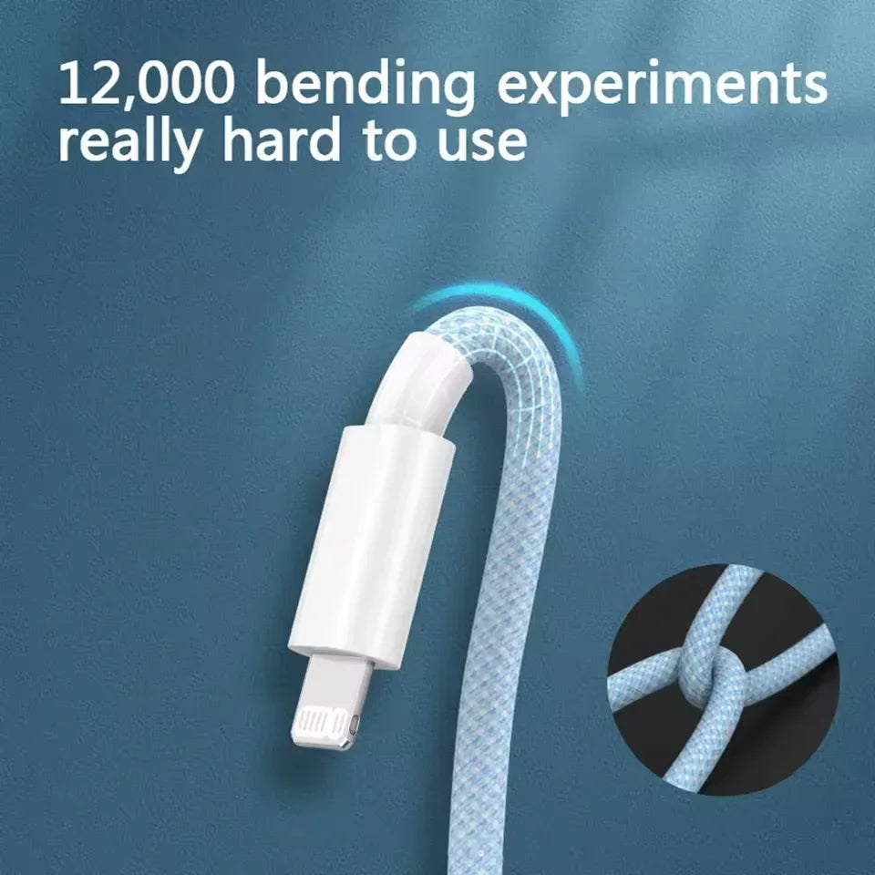 PD 20W USB-C to Lightning Fast Charging Cable For iPhone