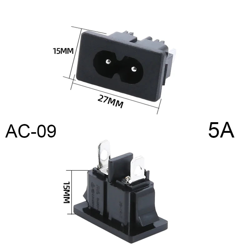 250V LED Universal Power Socket with Switch and Fuse