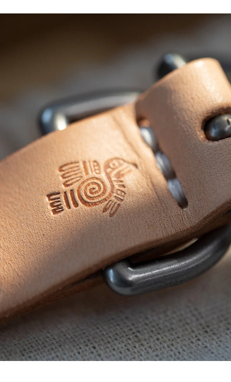 Thắt Lưng Da Bò Cao Cấp Maden Vintage Cho Nam Nữ