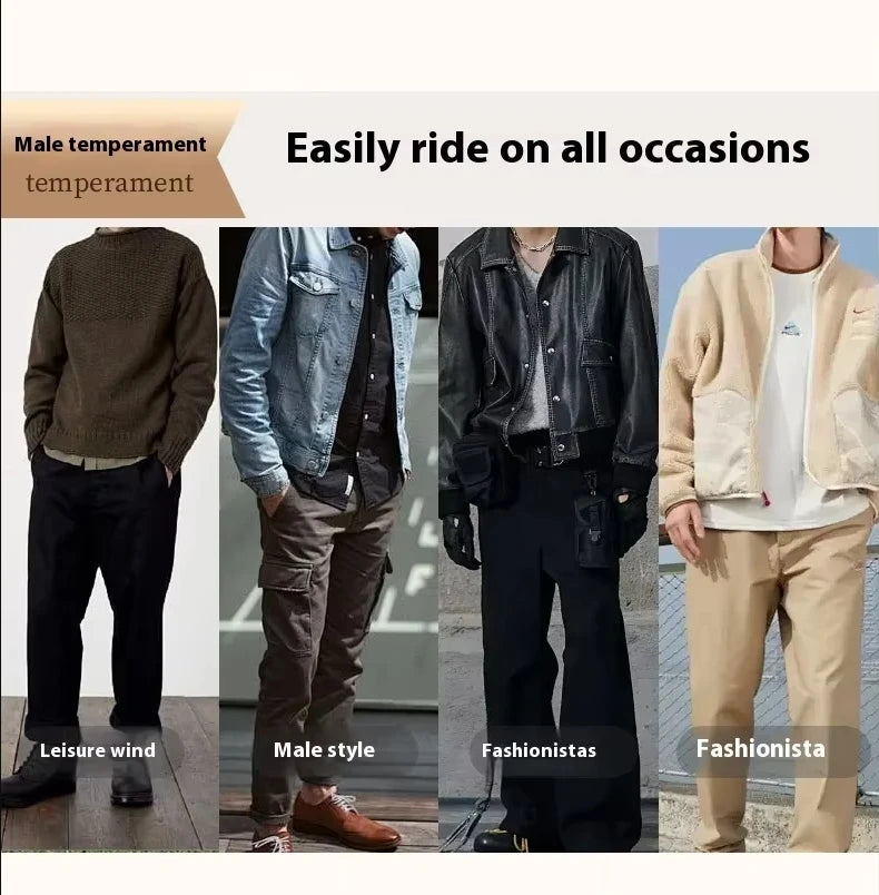 High quality men's leather belt - Automatic adjustment black/brown