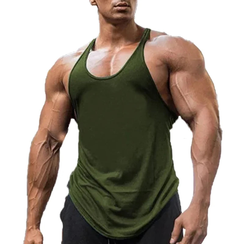 Áo Tank Top Gym Nam Dây Chữ Y Thoáng Mát Fitness - Daisan Mart