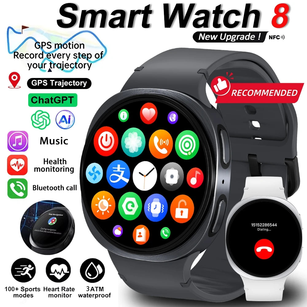 Đồng hồ thông minh Watch 8 NFC GPS Sức khỏe 2025