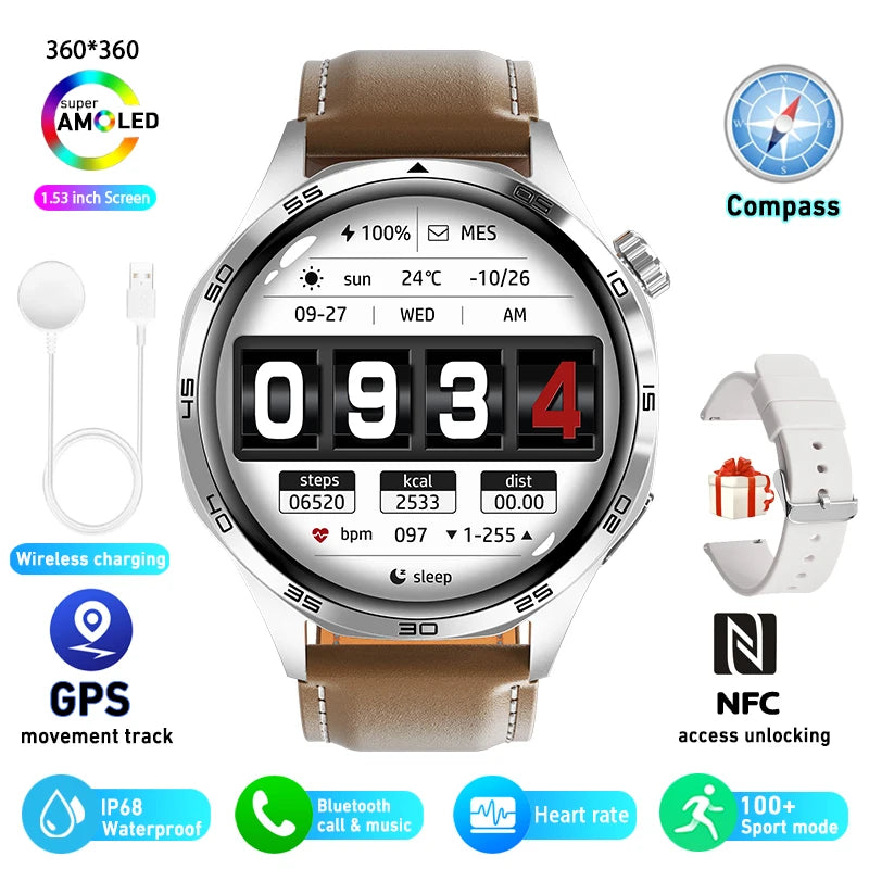 Smart Watch 5 Pro - AMOLED Screen, BT Calling