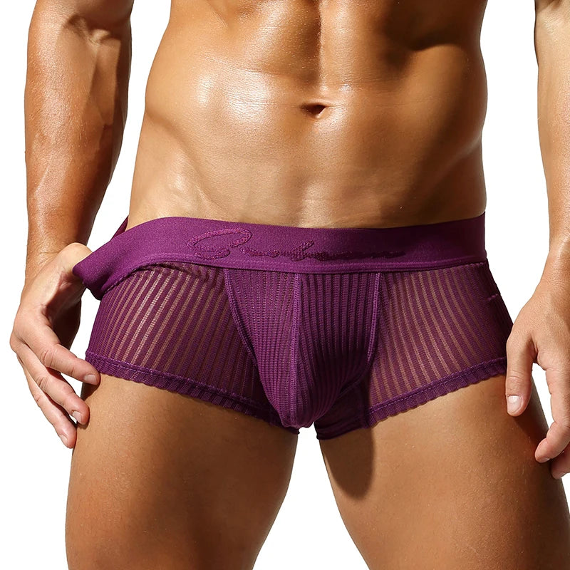 Quần Boxer Nam SEOBEAN Thoáng Mát Chất Liệu Polyester