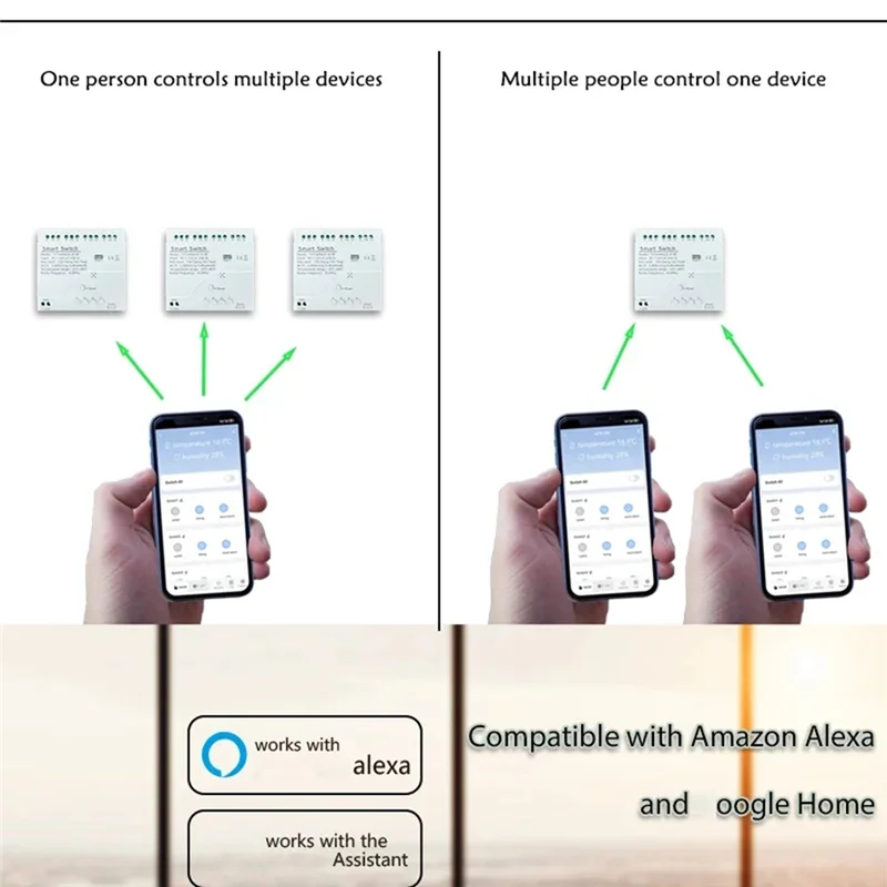 ABGI-Tuya 4-Channel Smart Switch - Smart Life Compatible