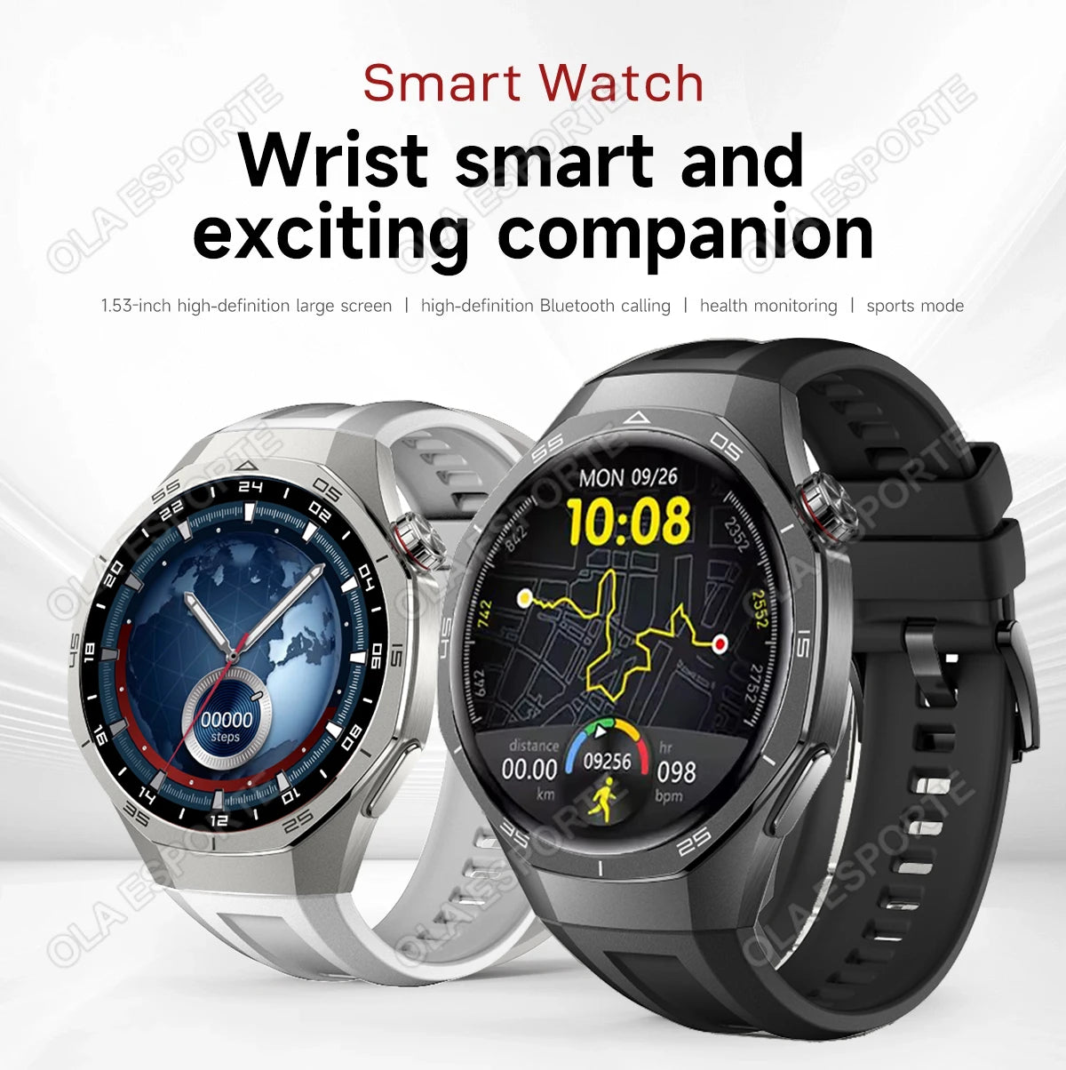 Đồng Hồ Thông Minh 2025 Nam Watch Pro AMOLED GPS NFC