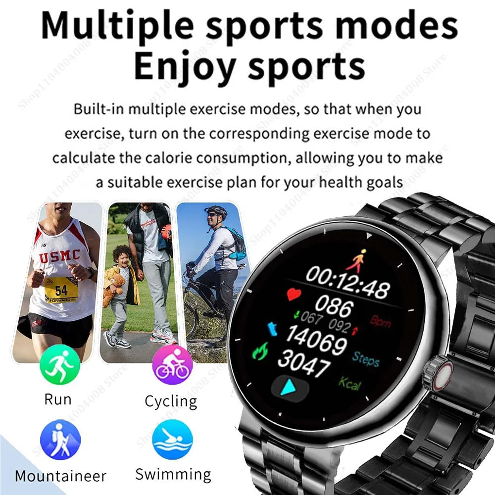 Đồng hồ thông minh 2025 - Chống nước IP67, thể thao nam nữ