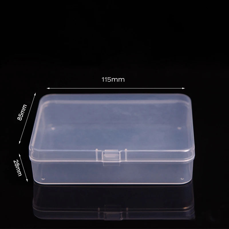 Mini Rectangular Dustproof Plastic Jewelry Box