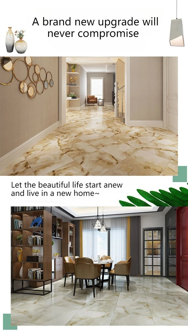 Miếng Dán Sàn Giả Đá PVC Chống Nước Tự Dán Decor - Daisan Mart