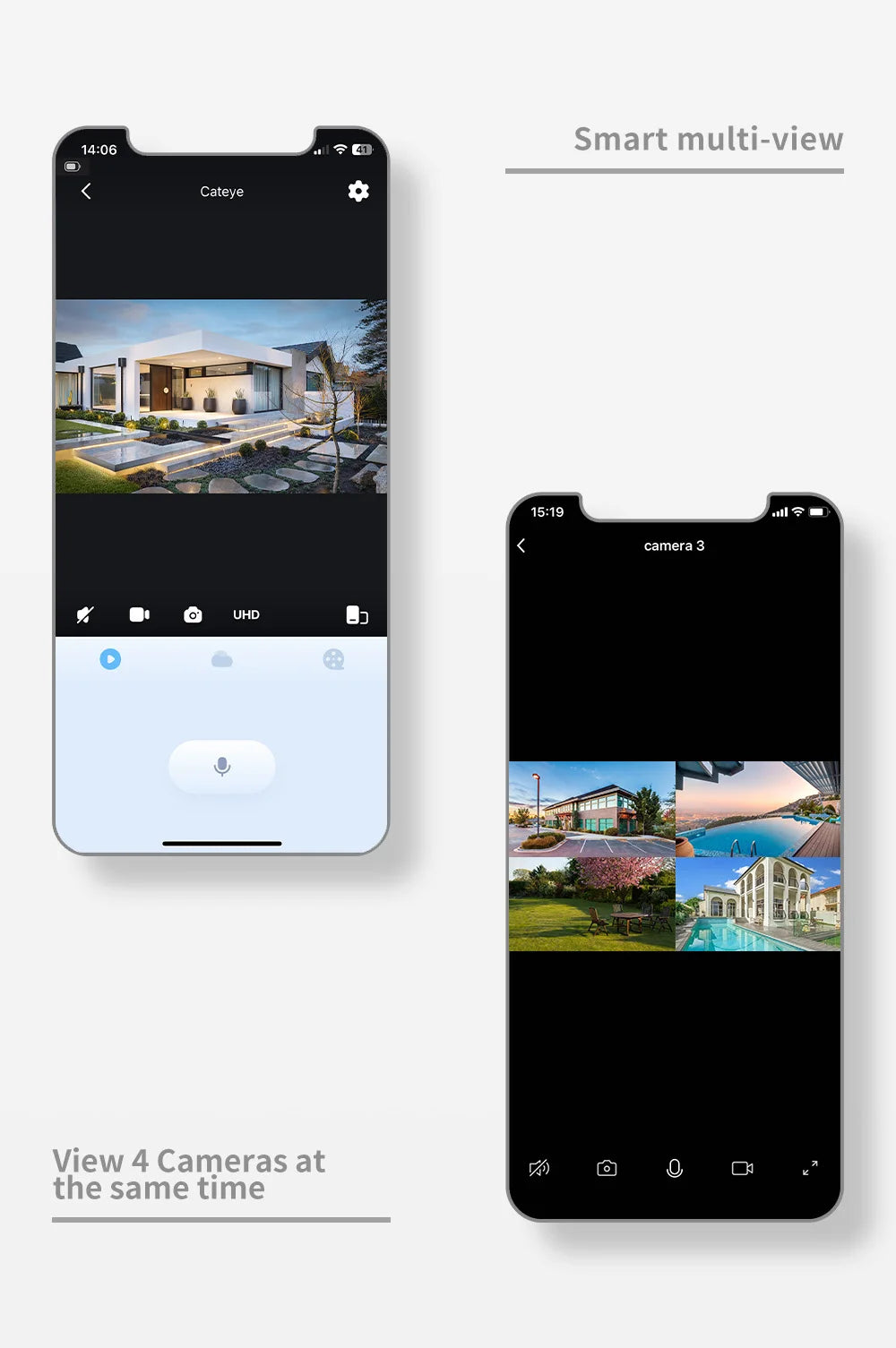 Smart 3MP Mini Digital Peephole Door Camera 2.4Ghz WiFi Infrared IR Night Vision PIR Motion Detection Digital Viewer iCam365 APP