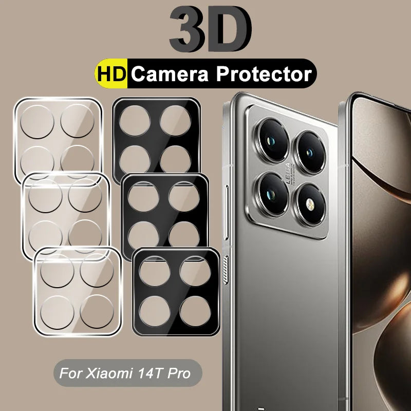 Tempered Glass Camera Protection for Xiaomi 14T/15T Pro (3 Pieces)