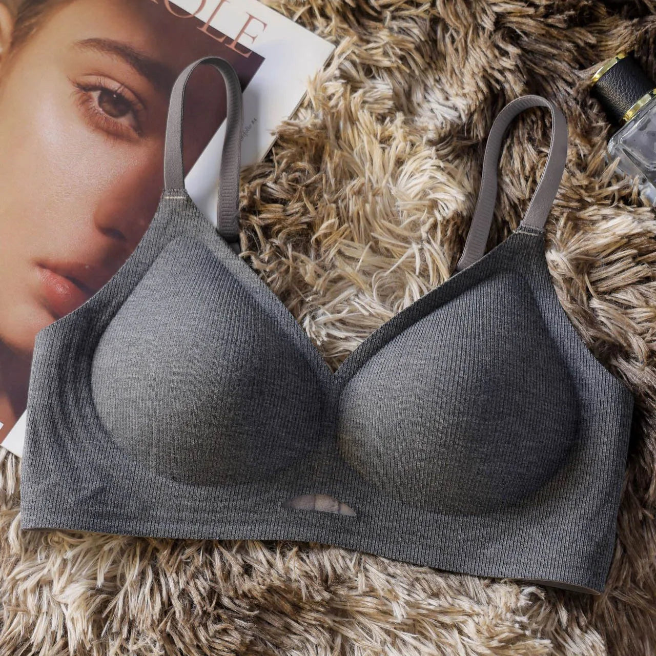 Sexy, Breathable, Push-Up, Wire-Free Women's Bra