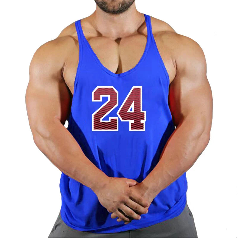 Men's Active Summer Sleeveless Gym Sports T-Shirt