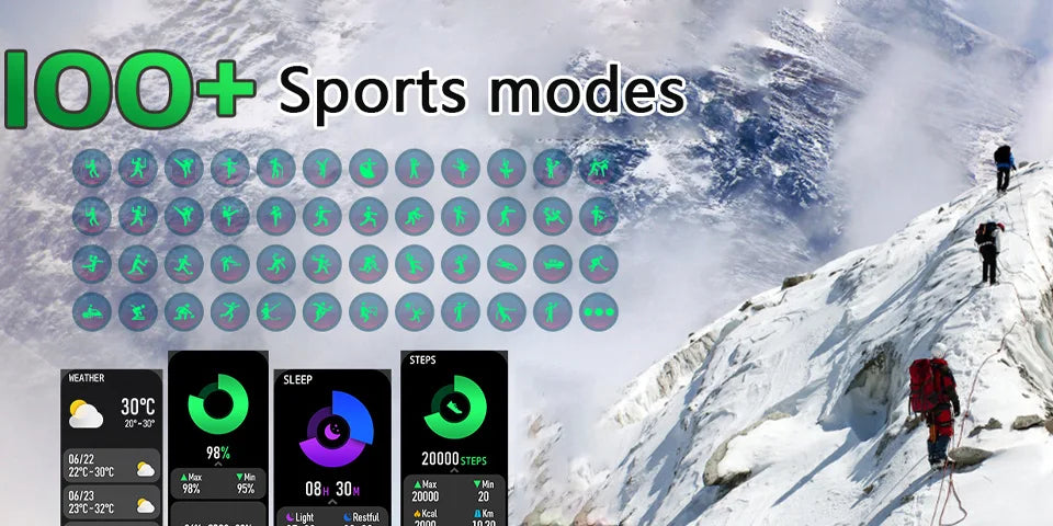 AMOLED 1.52 waterproof multi-sport men's smartwatch