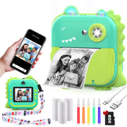 Fast Printing Camera for Kids - Inkless Sticker Photo Printing