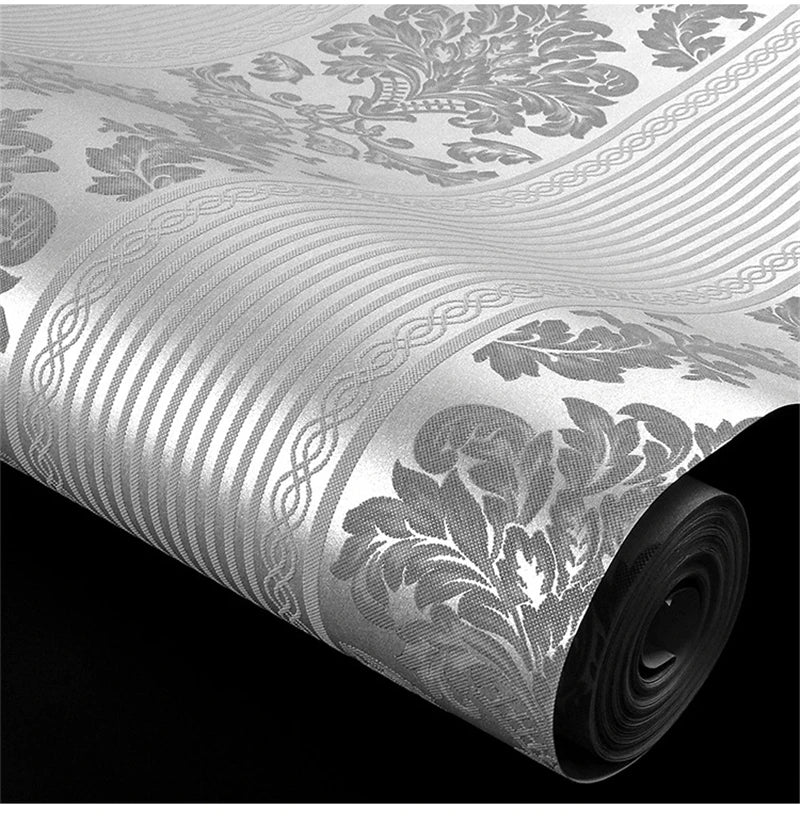 European 3D Wallpaper for Luxury Bedroom &amp; Living Room