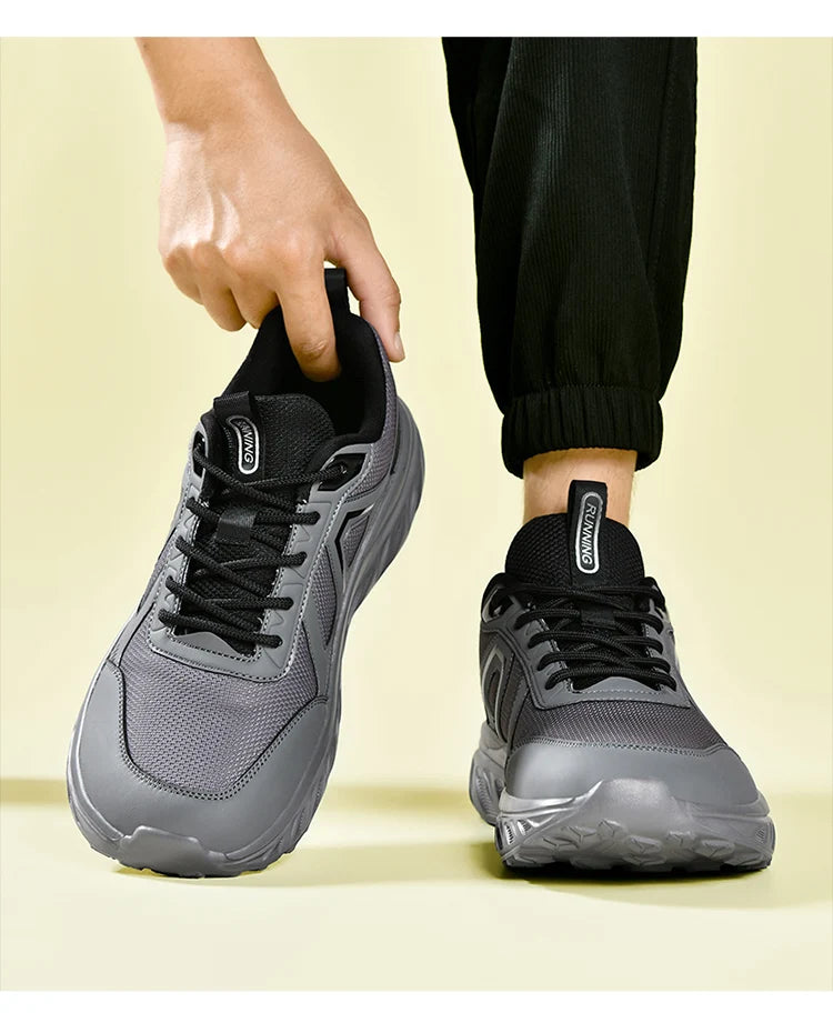 Men's Running Shoes Wide Sole Breathable Anti-Slip