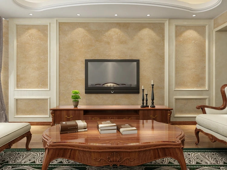 Bronzing Non-Woven Fabric Cement Wallpaper