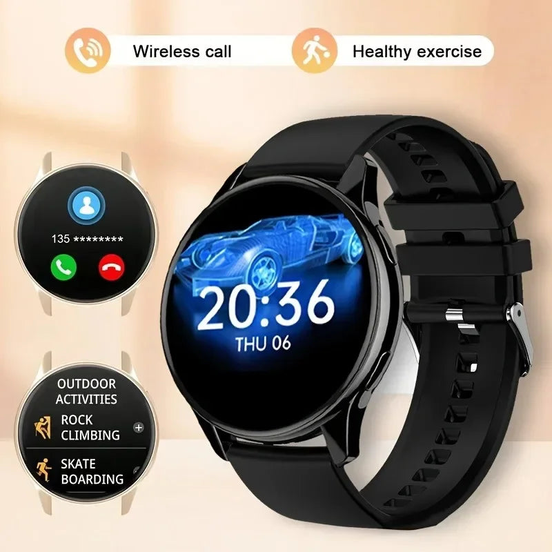 Đồng Hồ Thông Minh 2025 Màn Hình Tròn AMOLED Bluetooth - Daisan Mart