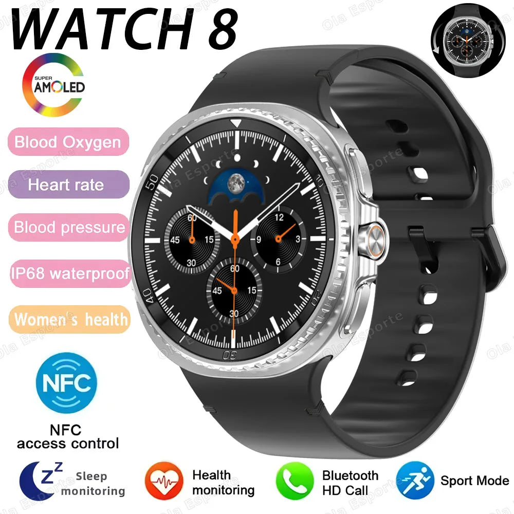 Smart Watch 8 Classic 2025 - Health &amp; Style
