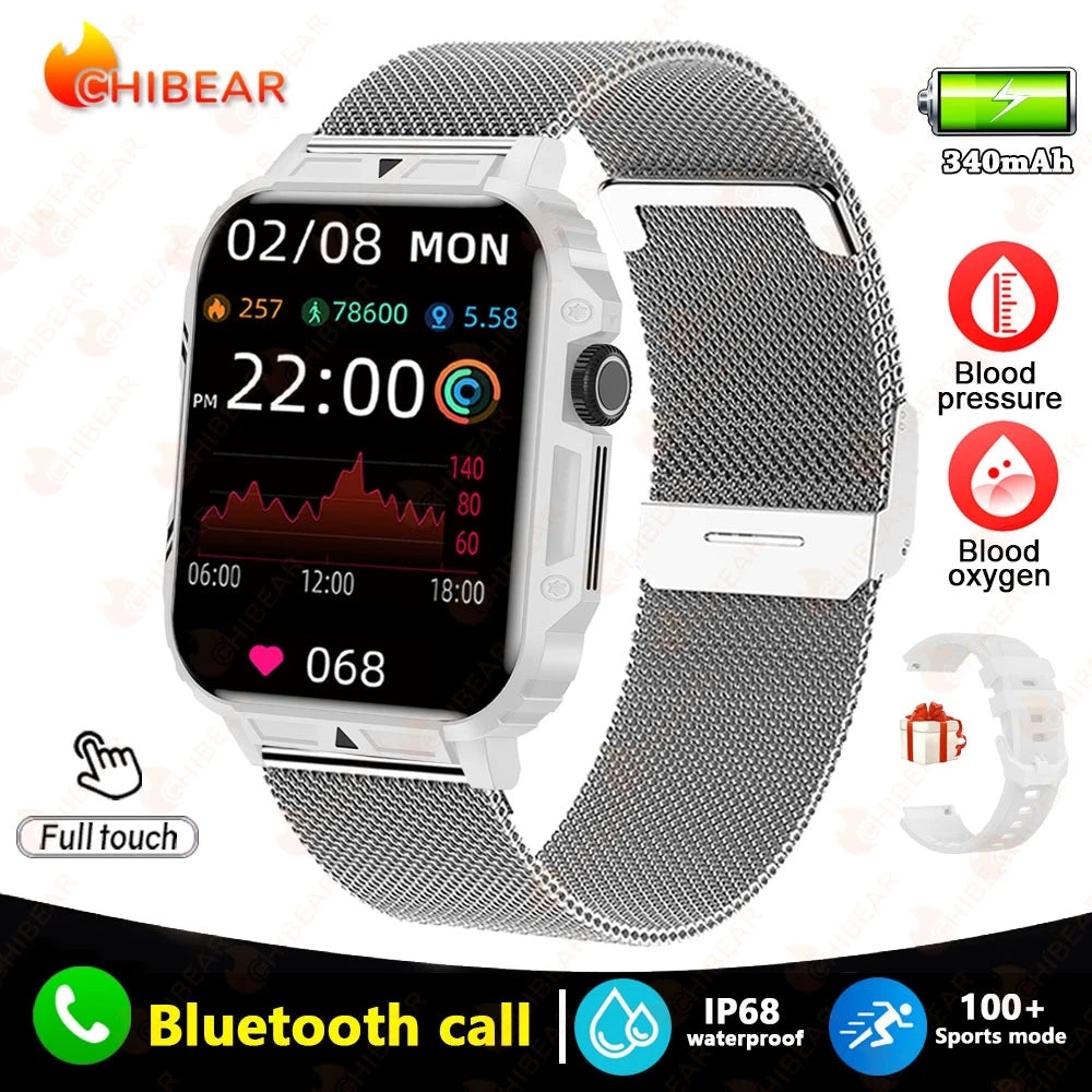 SmartWatch Nam 1.95 - Chống Nước, Gọi Bluetooth