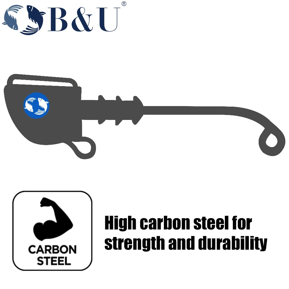 Mồi Câu Mềm B&U 105mm Đuôi Đen Minnow 33.7g