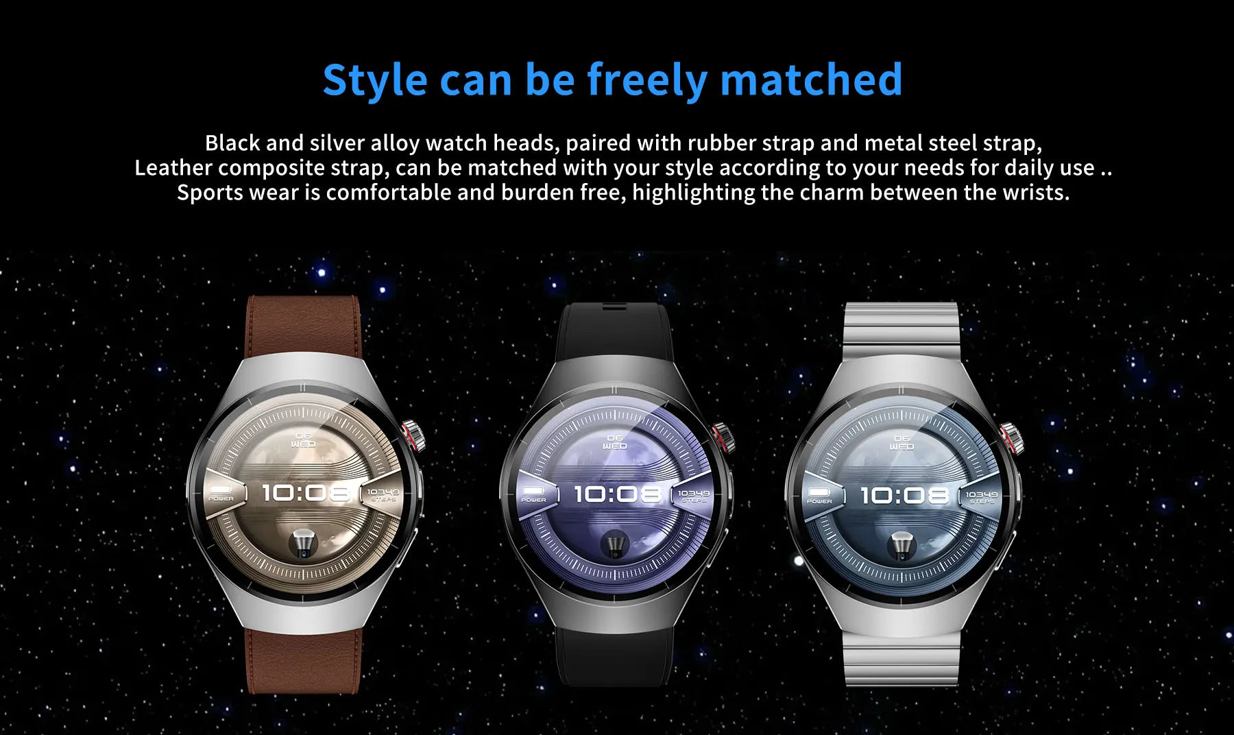 Đồng Hồ Thông Minh 2025 - Watch 5 AMOLED Chống Nước IP68