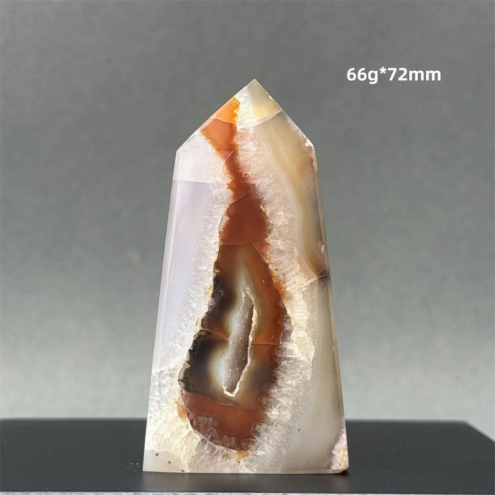 Natural Red Onyx Pillar - Decorative &amp; Healing Stone