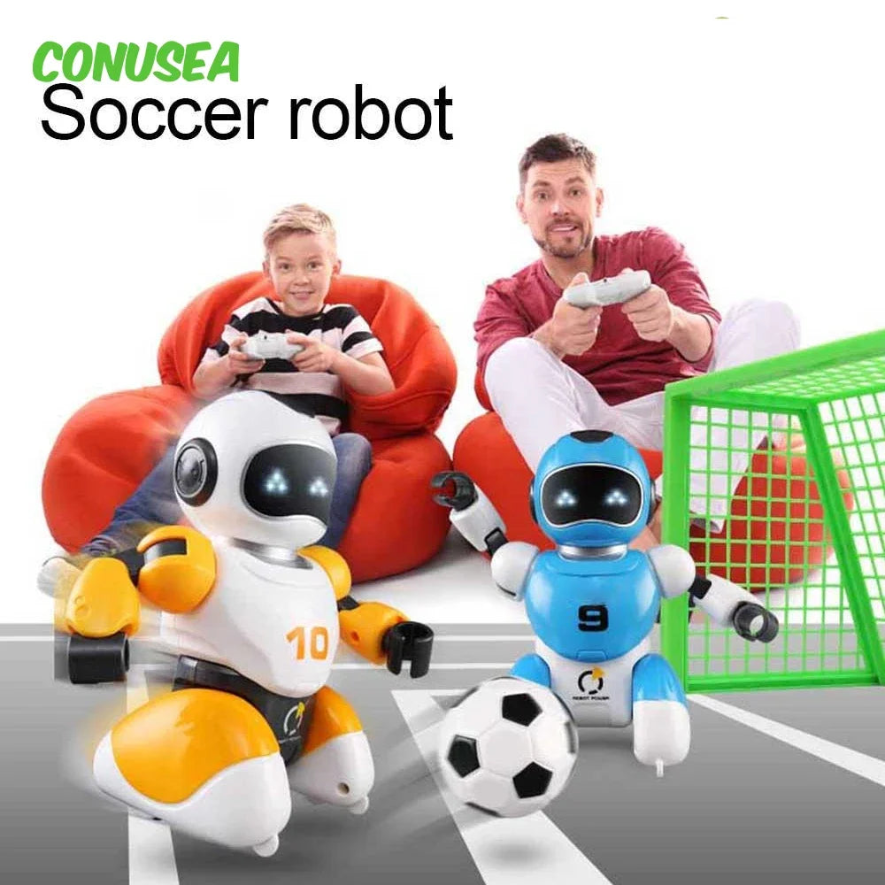 RC Soccer Robot Smart Kids Robots Remote Control Football Battle Toys Parent-Child Electric Toys Physical Sports Educational Kid - Daisan Mart