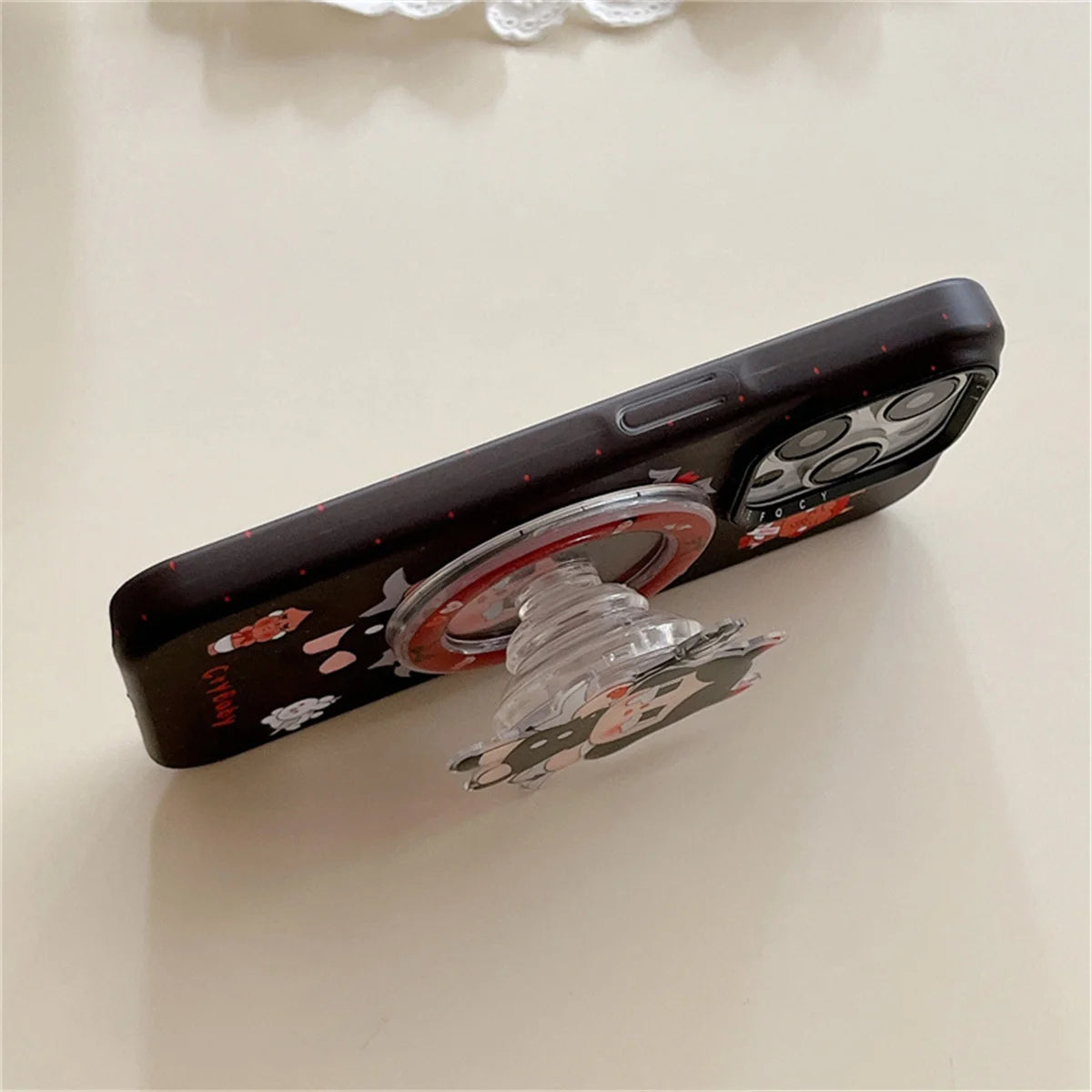 Ốp Lưng Từ Tính Bé Gái Khóc Dễ Thương iPhone 17/16/15/14 Pro Max